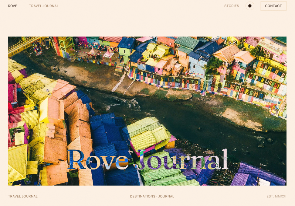 Alt portfolio website template preview